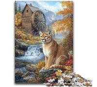 1000 Piece Jigsaw Puzzles for Teenagers Jungle Lion Decompressing Intellectual Educational Toy Secret Santa Gifts 26x38cm