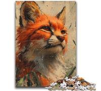 1000 Piece Jigsaw Puzzles for Teenagers Jungle Lynx Artistic Wall Decor & Birthday Gift Idea for Friends, Home Office 26X38CM