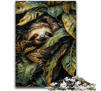 1000 Piece Jigsaw Puzzles for Teenagers Jungle Sloth Challenging Game Toys for Is Ideal As A Gift for The Whole Family 26x38cm