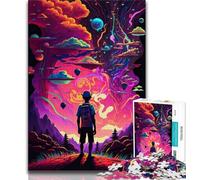 1000 Piece Jigsaw Puzzles for Teenagers Kid In Surreal World Teenager Puzzles,Toys Educational Games Stress Relieving Unique Birthday And Gifts (size 75x50cm)