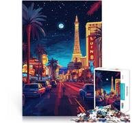 1000 Piece Jigsaw Puzzles for teenagers Las Vegas Night Staycation: Zeit totschlagen Verbessern Sie das Gedächtnis50x70cm