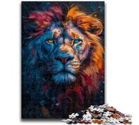 1000 Piece Jigsaw Puzzles for Teenagers Lion Animal Adult Jigsaw,Quiz Game for Is Ideal As A Gift for The Whole Family (26x38cm)