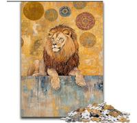 1000 Piece Jigsaw Puzzles for Teenagers Lion Art, Educational Toys for Is Ideal As A Gift for The Whole Family for And 14 Years Old (Size 26x38cm)