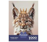 1000 Piece Jigsaw Puzzles for Teenagers Little Lynx King Teenager Puzzles Brain Teaser Game But Fun And Humorous Unique Birthday And Gifts 38x26cm/1000pcs
