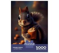 1000 Piece Jigsaw Puzzles for Teenagers Little Squirrel Jigsaw for Adults Relax Games Hand Speed Race Deal As Gifts for The Whole Family 38x26cm/1000pcs