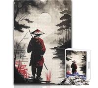 1000 Piece Jigsaw Puzzles for Teenagers Lonesome Fisher Soothing Relaxing Leisure Time Accurate Interlock Precision Toy Size 38x52cm