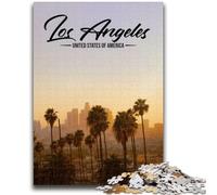 1000 Piece Jigsaw Puzzles for Teenagers Los Angeles 1000 Pieces for Teenagers,learning Educational for Is Ideal As A Gift for The Whole Family (50x75cm)