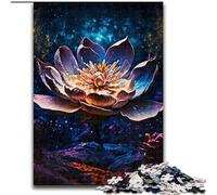 1000 Piece Jigsaw Puzzles for Teenagers Lotus Flower Magic, for 14+ Challenging Game As A Gift for The Whole Family And Friends (Size 26x38cm)