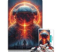 1000 Piece Jigsaw Puzzles for Teenagers Magic Astronaut Puzzles,Educational Games Home Decoration Birthday Present, Gifts, Wall Art 26x38cm