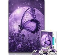 1000 Piece Jigsaw Puzzles for Teenagers Magic Butterfly 1000 Pieces for Adults,Quiz Game Wall Decoration Unique Birthday And Xmas Gifts 26x38cm