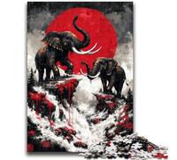 1000 Piece Jigsaw Puzzles for Teenagers Magic Elephant Challenging To Complete But Fun And Humorous Birthday Present, Gifts, Wall Art 50x75cm