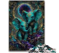 1000 Piece Jigsaw Puzzles for Teenagers Magic Elephant for 14+ Unique Challenge Game Family Games Christmas Birthday Gifts 50x75cm