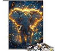 1000 Piece Jigsaw Puzzles for Teenagers Magic Elephant Toys Educational Games Stress Relieving Artists Collection, Fine Art 26x38cm