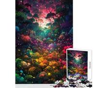 1000 Piece Jigsaw Puzzles for Teenagers Magical Infinity Forest Educational Game Staycation Kill Time Home Decoration Toys Challenging Game Gifts (38X26cm)