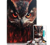 1000 Piece Jigsaw Puzzles for Teenagers Magical Owl Adult Jigsaw,Decompressing Intellectual Educational Toy Perfect Decoration 38x26cm