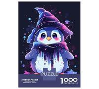 1000 Piece Jigsaw Puzzles for Teenagers Magical Penguin Wizard Jigsaw for Adults DIY Toys Pattern Assembly Help The Brain Exercise 70x50cm/1000pcs