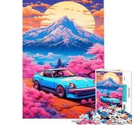 1000 Piece Jigsaw Puzzles for Teenagers Mazda Rx in Japan Jigsaw Puzzle Fun Games Perfect Decoration Deal As Gifts for The Whole Family (Size 38x52cm)