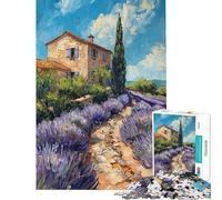1000 Piece Jigsaw Puzzles for Teenagers Mediterranean Countryside Jigsaw Puzzle Fun Games Perfect Decoration Deal As Gifts for The Whole Family (Size 50x75cm)