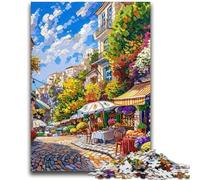 1000 Piece Jigsaw Puzzles for Teenagers Mediterranean Urban Scenery Decompressing Intellectual Educational Toy Secret Santa Gifts 50x75cm