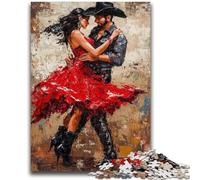 1000 Piece Jigsaw Puzzles for Teenagers Mexican Man And Woman Adult Puzzles,Challenging Game Toys Wall Decoration Unique Birthday And Xmas Gifts (26x38cm)