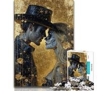 1000 Piece Jigsaw Puzzles for Teenagers Mexican Style Skull 1000 Piece Puzzle,Artistic Wall Decor & Birthday Gift Idea for Friends, Home Office (size 75x50cm)