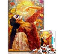 1000 Piece Jigsaw Puzzles for Teenagers Mexican Style Skull 1000 Piece Puzzle,Educational Family Game Suitable for Desktop Decoration 26x38cm