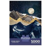 1000 Piece Jigsaw Puzzles for Teenagers Midnight Winter Jigsaw for Adults Hands-on Game Pattern Assembly for Birthday, Chrismas 38x26cm/1000pcs