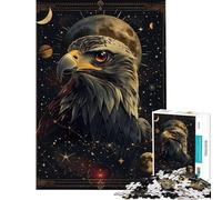 1000 Piece Jigsaw Puzzles for Teenagers Mighty Eagle Tarot Cards Fun Activities at Home Perfect Decoration Anti-Stress Toys Suitable for Ages 14 And Up (50x75cm)