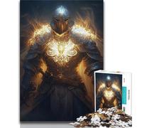 1000 Piece Jigsaw Puzzles for Teenagers Mighty Medieval Knight 1000 Pieces for Teenagers,Secret Santa Gifts for Age 14 Years Up 38x26cm