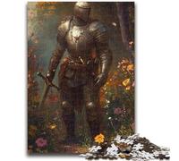 1000 Piece Jigsaw Puzzles for Teenagers Mighty Medieval Knight Teenager Jigsaw,Birthday Present, Gifts, Wall Art for Age 14 Years Up (75x50cm)