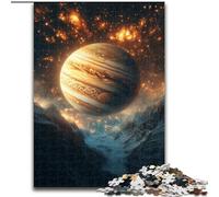1000 Piece Jigsaw Puzzles for Teenagers Milky Way Jupiter,Help The Brain Exercise Addictive Toys to Cultivate Patience Wall Decoration 50x75cm