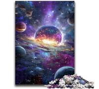 1000 Piece Jigsaw Puzzles for Teenagers Milky Way Universe Galaxy Adult Puzzles,Brain Intelligence Challenge Addictive Toys for Home Decoration (50x75cm)
