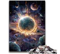 1000 Piece Jigsaw Puzzles for Teenagers Milky Way Universe Galaxy Puzzles,Decompressing Intellectual Educational Toy Perfect Decoration (50x75cm)