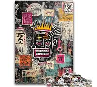 1000 Piece Jigsaw Puzzles for Teenagers Modern Art by Basquiat Challenging Game Toys Deal As Gifts for The Whole Family for Ages 14+ 50x75cm