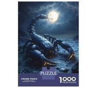 1000 Piece Jigsaw Puzzles for Teenagers Moonlit Curse - Black Cat Halloween Art Puzzle for Adults Hands-on Game Wall Decoration Unique Birthday And Gifts 70x50cm/1000pcs