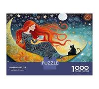 1000 Piece Jigsaw Puzzles for Teenagers Moonlit Night Fantasy-1 Adult Puzzles Toy Wall Decor A Work of Art for Birthday, Chrismas 38x26cm/1000pcs