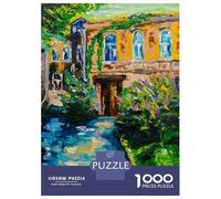 1000 Piece Jigsaw Puzzles for Teenagers Moscow Yard Puzzle for Adults Family Games Presents for Women Stress Reduction Gifts 38x26cm/1000pcs