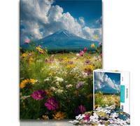 1000 Piece Jigsaw Puzzles for Teenagers Mount Fuji, Japan Jigsaw,Toys Educational Games Stress Relieving Unique Birthday And Gifts 26x38cm