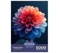 1000 Piece Jigsaw Puzzles for Teenagers Multicolor Dahlia Jigsaw for Adults Hands-on Game Pattern Assembly for Birthday, Chrismas 52x38cm/1000pcs