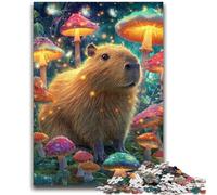 1000 Piece Jigsaw Puzzles for Teenagers Mushroom Capybara for And 14 Years And over Impossible Game Christmas Birthday Gift 26x38cm