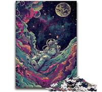 1000 Piece Jigsaw Puzzles for Teenagers Music Astronaut Adult Puzzles,Challenging Game Gifts for Is Ideal As A Gift for The Whole Family (26x38cm)