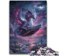 1000 Piece Jigsaw Puzzles for Teenagers Mysterious Dragon Adult Puzzles,Stress Reliever Difficult Challenge Unique Home Decor And Gifts (50x75cm)