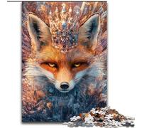 1000 Piece Jigsaw Puzzles for Teenagers Mysterious Fox, Challenging Game Toys Wall Decoration Unique Birthday And Xmas Gifts (Size 50x75cm)