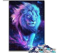 1000 Piece Jigsaw Puzzles for Teenagers Mysterious Lion, Challenging Game And Family Play with Fully Interlocking Randomly Shaped Pieces (Size 50x75cm)