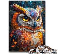 1000 Piece Jigsaw Puzzles for Teenagers Mysterious Owl Decompressing Intellectual Educational Toy Secret Santa Gifts 26x38cm