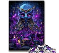 1000 Piece Jigsaw Puzzles for Teenagers Mysterious Owl Learning Educational Toys Unique Home Decor And Gifts for 14+ 50x75cm