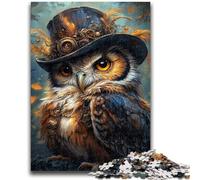 1000 Piece Jigsaw Puzzles for Teenagers Mysterious Owl Suitable for Ages 14 And Up Intellectual Toy Game Educational Game for Birthday And Christmas 26x38cm