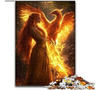 1000 Piece Jigsaw Puzzles for Teenagers Mysterious Phoenix Girl, Challenging Game Toys Wall Decoration Unique Birthday And Xmas Gifts (Size 50x75cm)