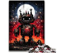 1000 Piece Jigsaw Puzzles for Teenagers Mysterious Robot Brain Teaser Game Wall Decoration Unique Birthday And Xmas Gifts 50x75cm