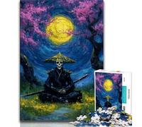 1000 Piece Jigsaw Puzzles for Teenagers Mysterious Skeleton Ninja Adult Jigsaw,Decompressing Intellectual Educational Toy Perfect Decoration 38x26cm